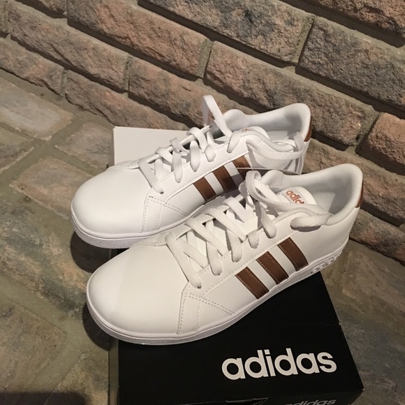 Adidas | Baseline K Rose Gold Sneakers NIB - Picture 7 of 8